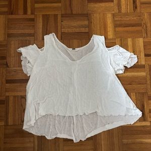 Free people white t shirt